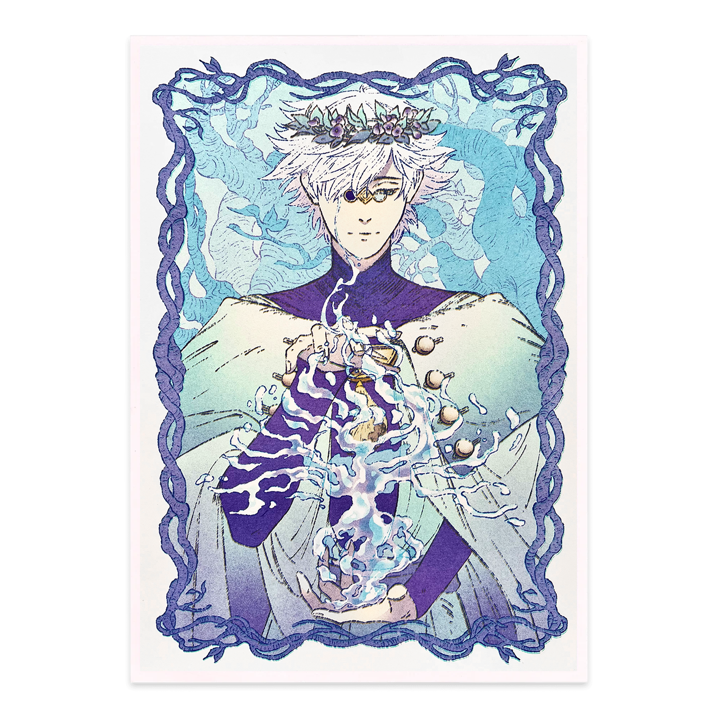 Qifrey's Sorrow - Riso Print