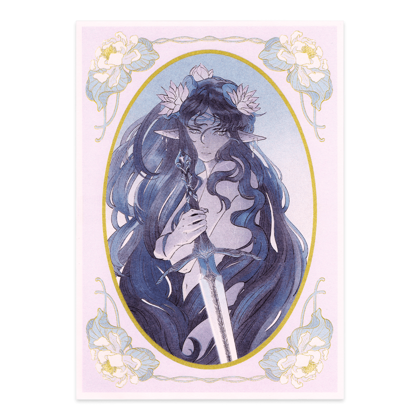 The River Nymph - Riso Print