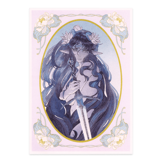 The River Nymph - Riso Print