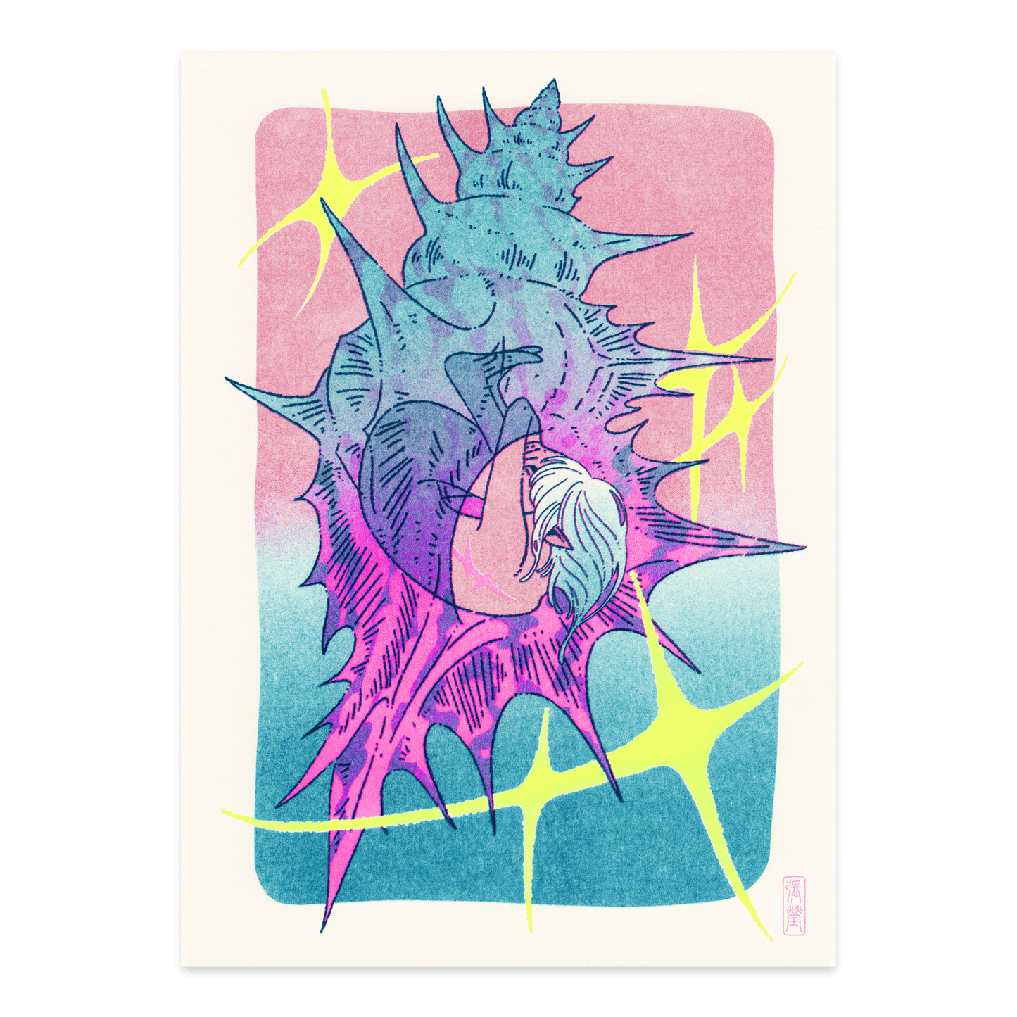 Home of Glass - Riso Print
